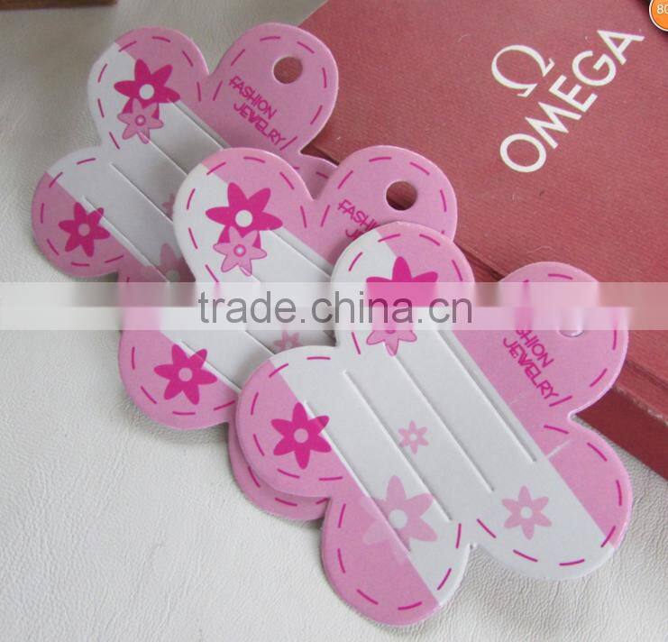custom children hair accessories card