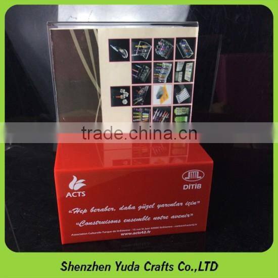 customized hot sale clear acrylic donation box with locks cheap high quality