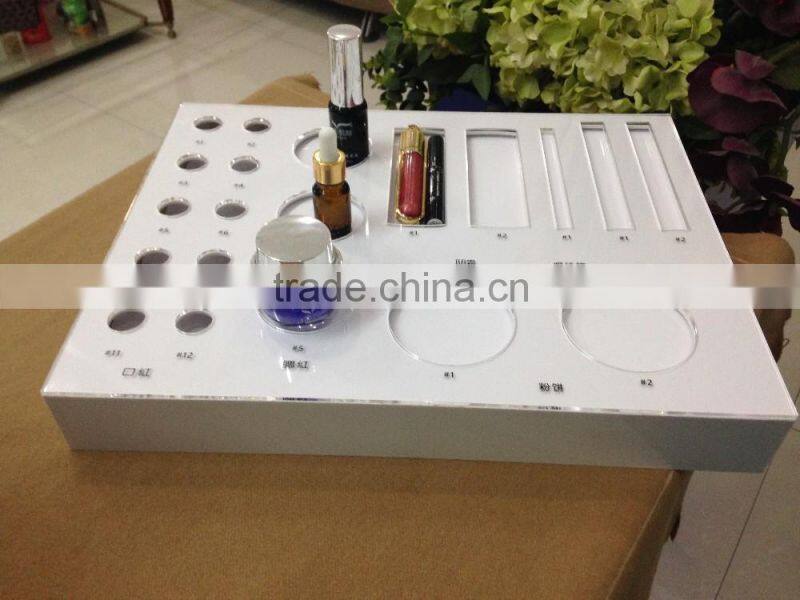 cosmetic promotional counter top acrylic display