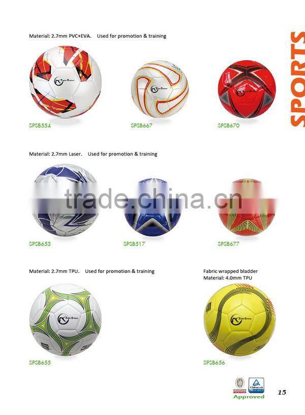 Zhensheng inflatable rubber bladder soccer ball
