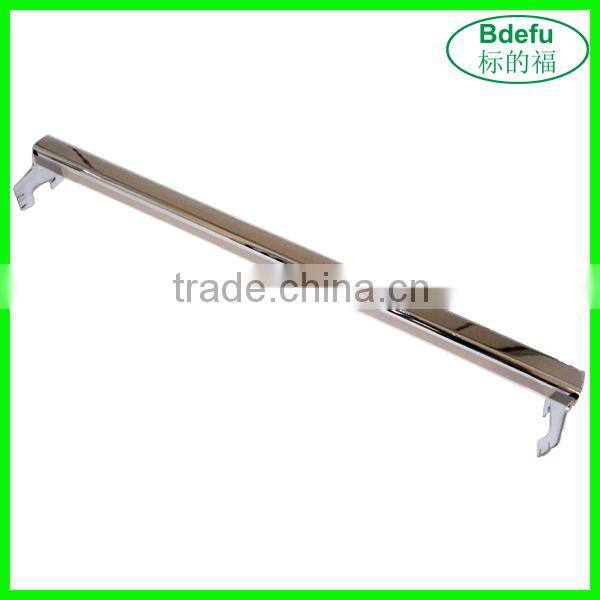 Chrome plating U-shaped display hanging rails