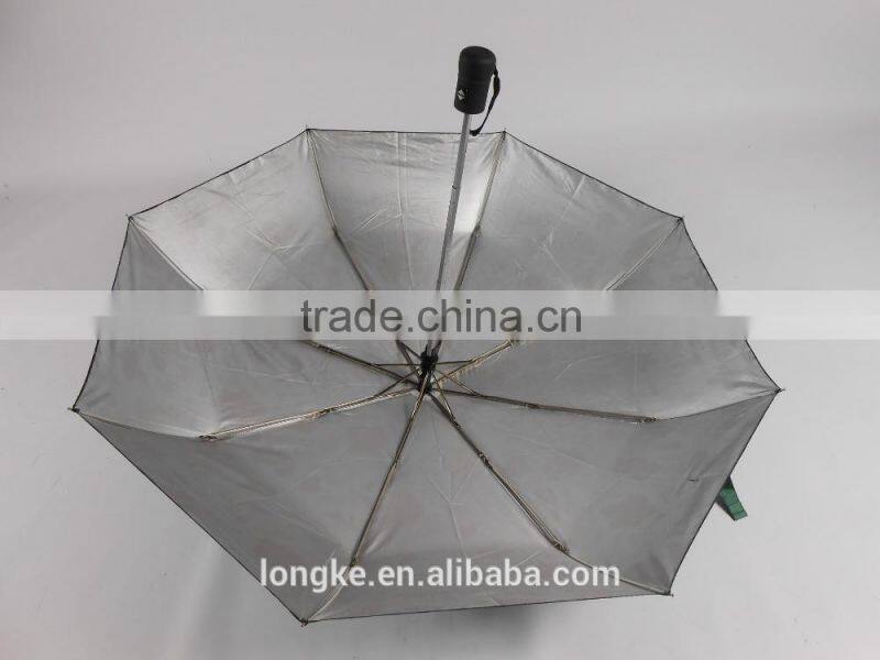 3 section auto open and close camouflage umbrella