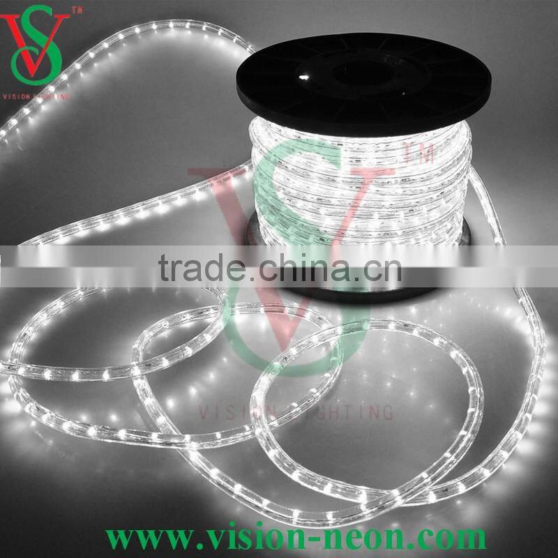Clear pvc tube color changing led thin rope light