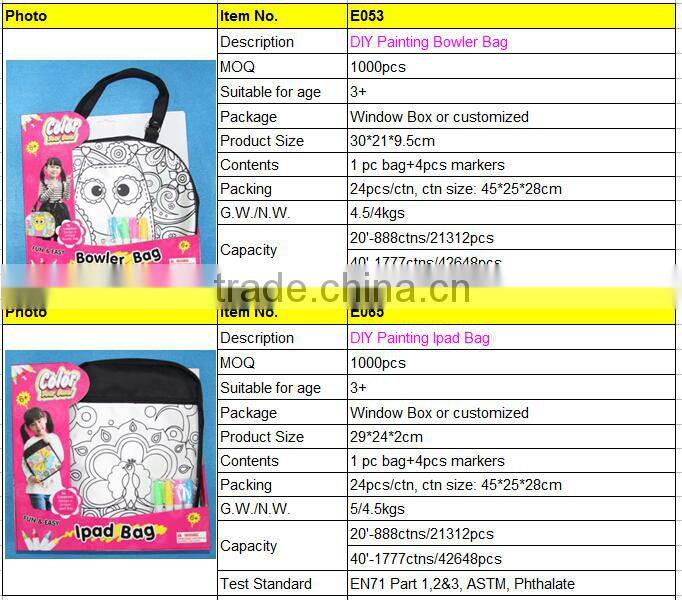 DIY Art Painting Kit- Children Sling Bag