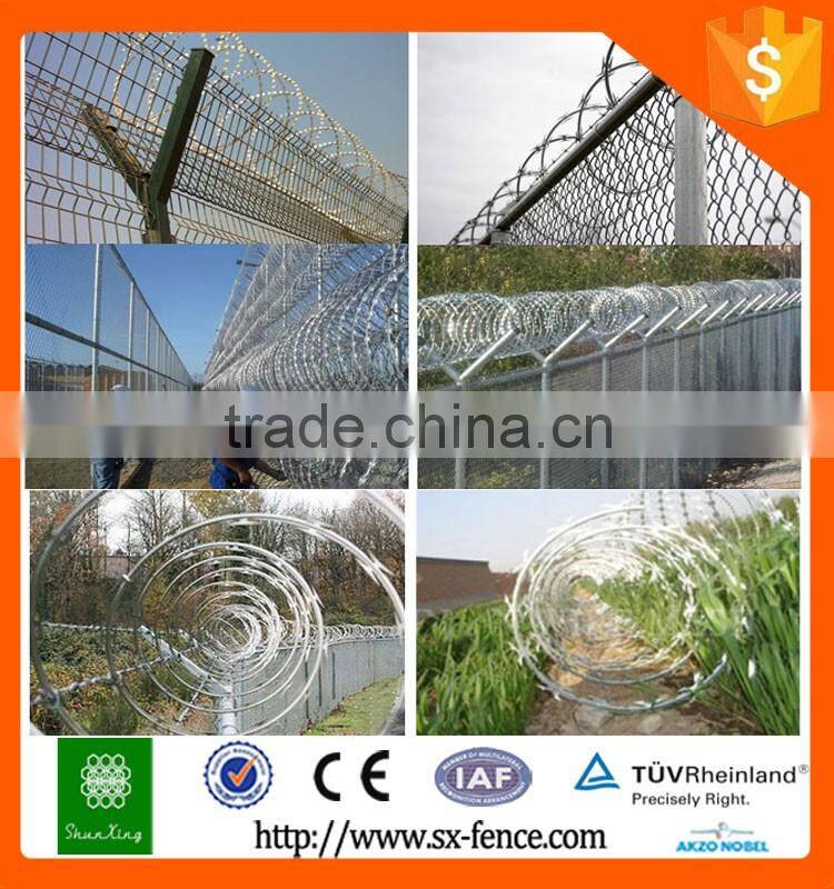 Cheaper concertina razor barbed wire with pallet/razor barbed wire toilet seat