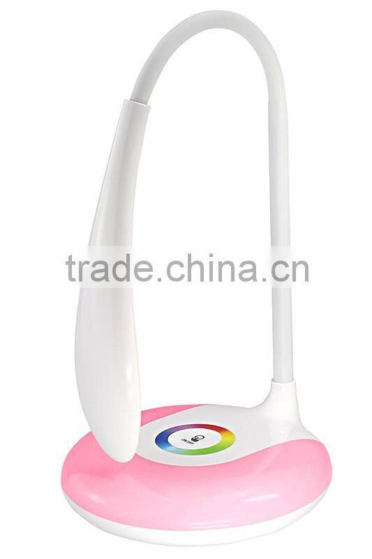we provide more than 10 types of magic colorful RGB desk lamp