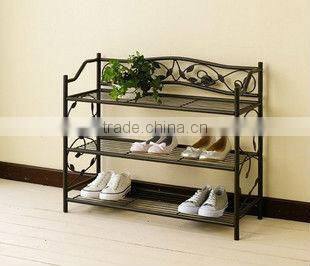 Metal children shoe shelf
