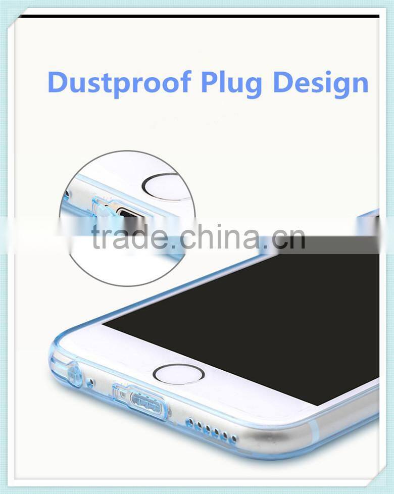 TPU case with gradient color cellphone case for iphone 6s/6plus
