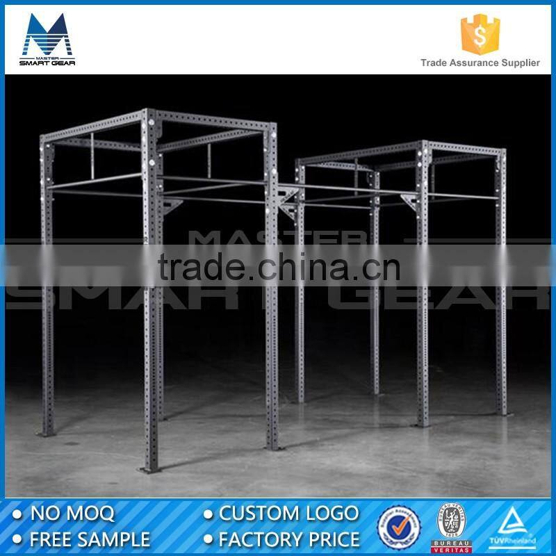 MSG Powder Coated Steel Commercial Gym Free Standing Crossfit Rig with J-Cup