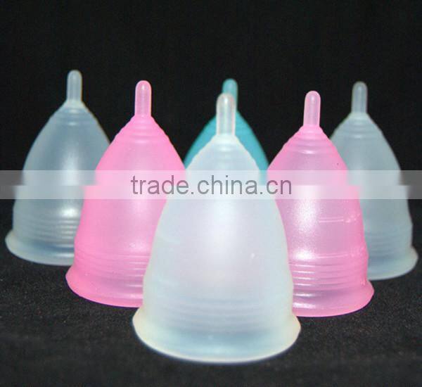 anti-bacteria 100% medical silicone menstrual cup