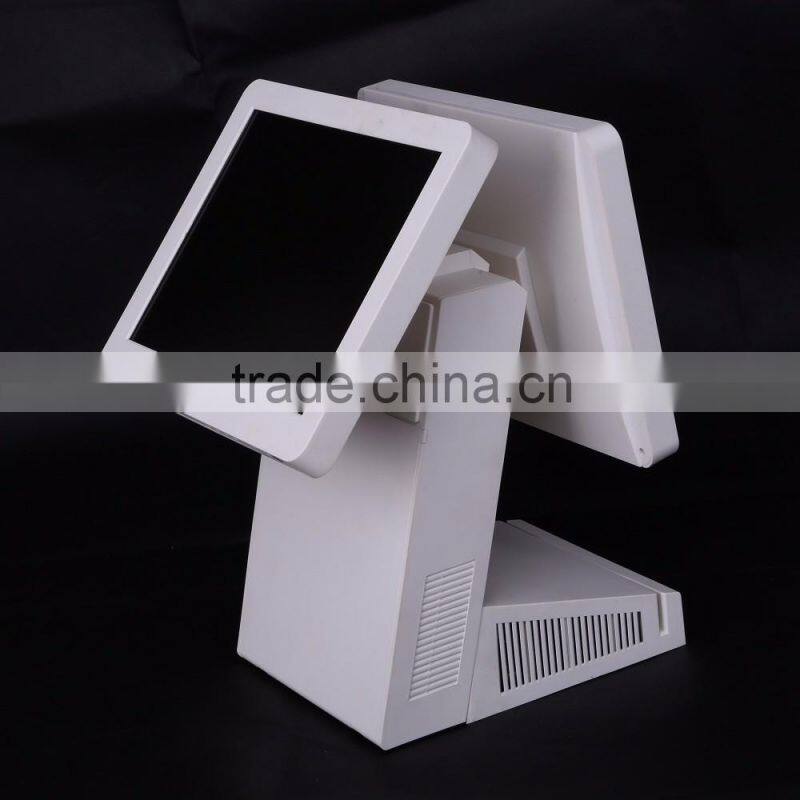 12.1 inch Dual Screen All in One Touch POS System for Suppermarket