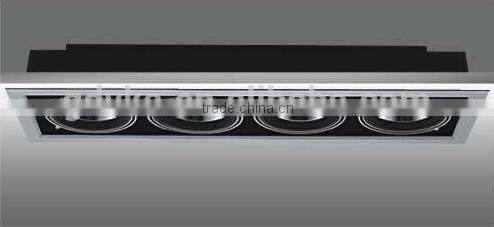 super bright recessed grille celing spot light with halogen lamps 100w made in China