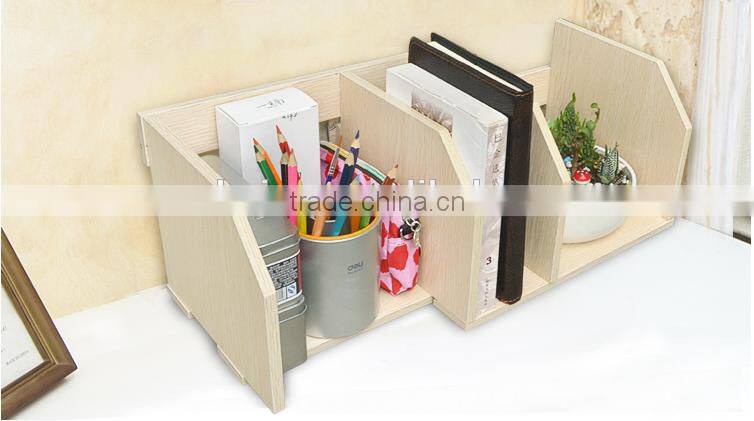 Quite Useful Bookcase Or Shef On The Desk With PB/MDF Materials