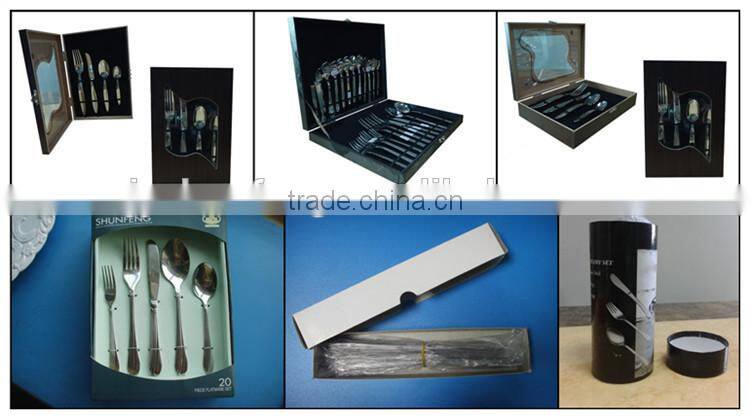 China manufacturer clear mirror polish cutlery set