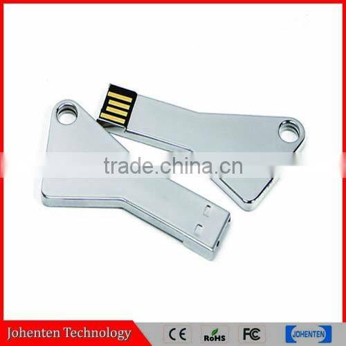 Promotional Gift USB key 4gb Metal custom logo usb flash drive 8GB full capacity pendriver