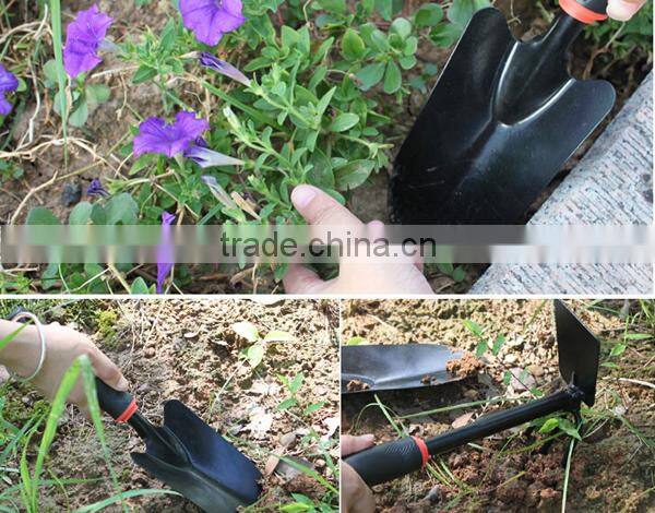 4-Piece Garden Tool Set.Two Different Trowel, Rake and Pruning scissor