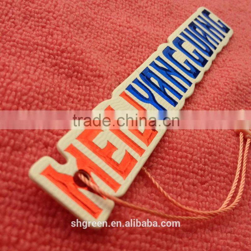 cardboard paper hangtag,beautiful printing swing tag