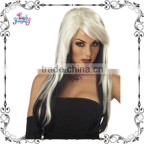 Horrible layered color female witch party wigs