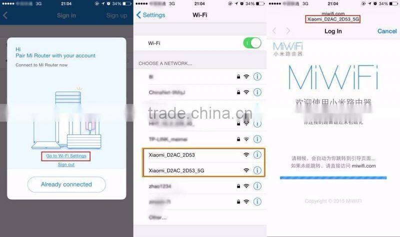 Original Xiaomi Router 3 Mi WiFi Router 4 Antenna Roteador Dual Band 2.4G/5G 867Mbps USB With Smartphone APP Control