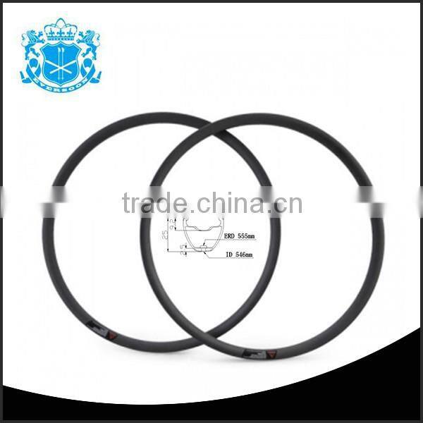 Profession made custom carbon 16-36H cheap rims for mtb bicycle