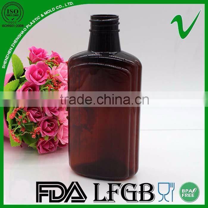 Hot sale reusable empty clear PVC beer plastic bottle for display