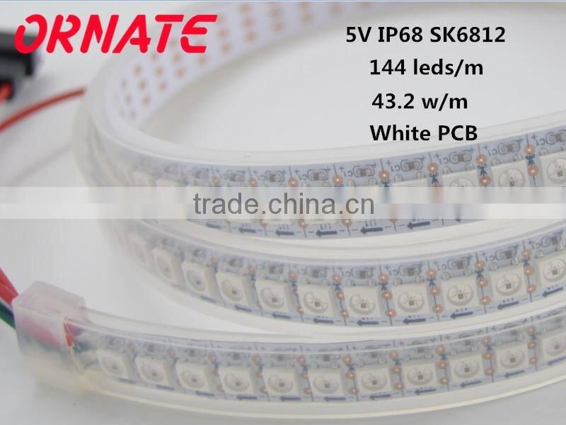 addressable RGB led smd 5050 flexible strip for building screen digital ws2813 led strip