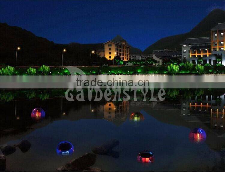 china led light waterproof Color Changing Globe , round solar floating ball light fixtures in china, professional china light