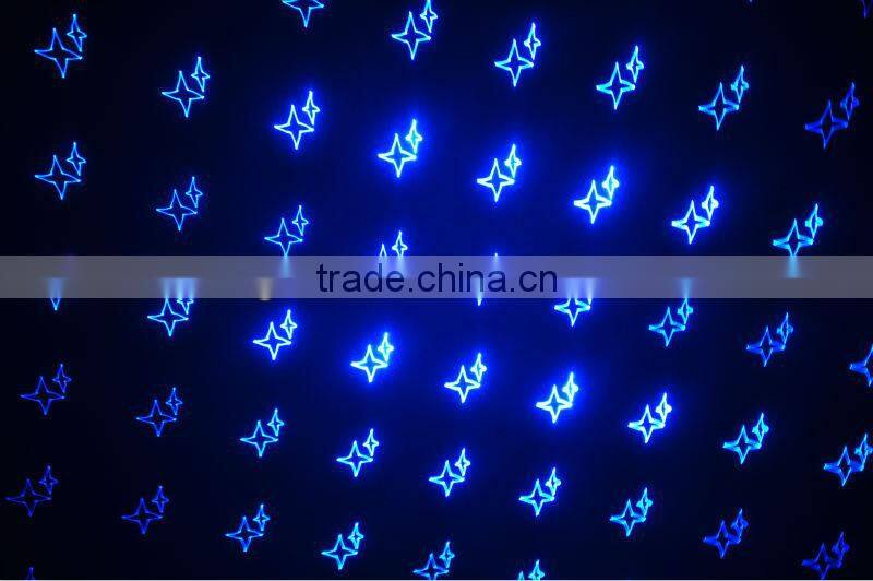 Professional Blue Animation twinkling DJ Disco laser lighting show equipment