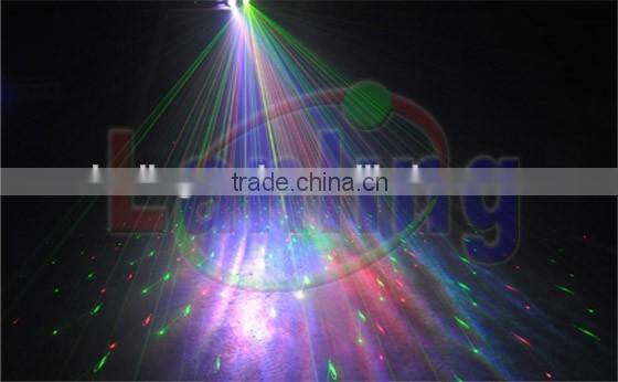 3W RGB LEDs and 150mW RGY Multi-Effect Laser Light