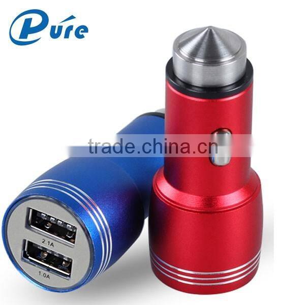 Car Charger 2.1A Travel Car Charger Dual Port USB Charger
