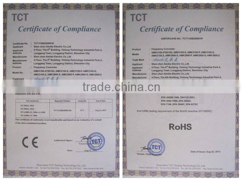 Frequency from Voltage ac drive for air compressor for wholesales