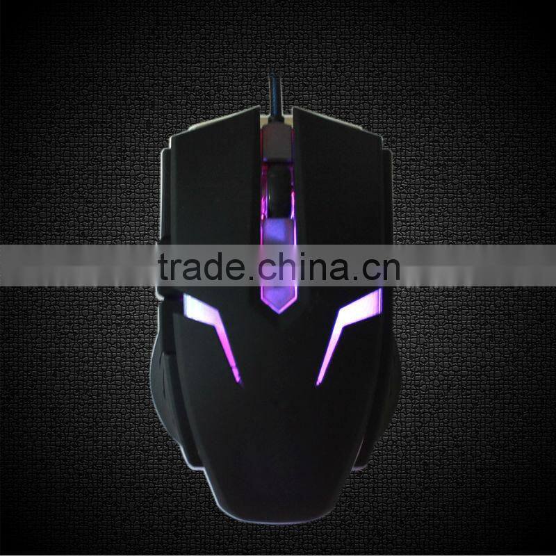 USB Wired Optical Computer Gaming Mouse 2400 DPI Luminous Game Mouse Mice With LED Light For Desktop Laptop