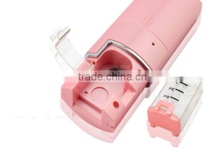 Christmas gift economic handle home use portable mini personal humidifier facial sauna equipment