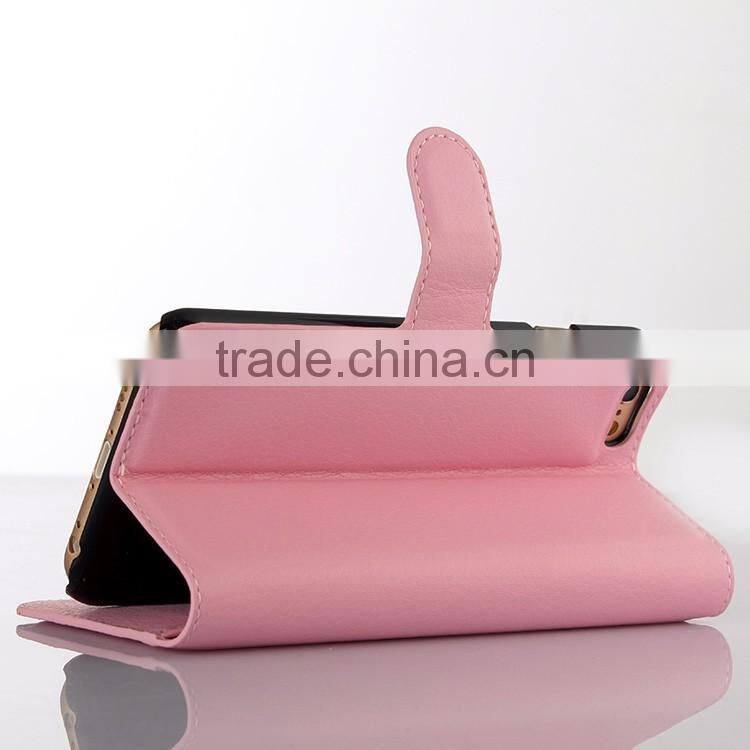 LITCHI TEXTURE Soft Wallet LEATHER Case Stand PU Leather Case For IPHONE 6/6S PLUS FLIP LEATHER BUSINESS MUTIFUNCTIONAL CASE