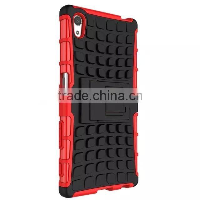 For SONY XPERIA Z5 DU Z5 E6603 E6633 Armor CASE Heavy Duty Hybrid Rugged TPU Impact Kickstand Hard ShockProof CASE OUT DOOR CASE