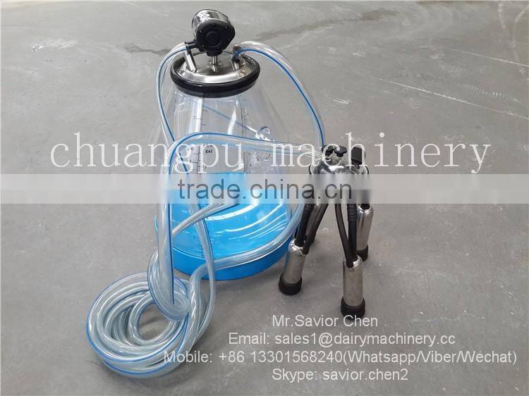 32KG Milking Machine Milking Bucket With Scale Reading