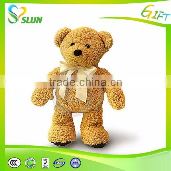 Passed EN71 test bear plush toy, gray plush teddy bear