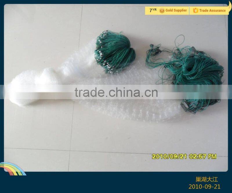 Russian White Fishing Gill Net with Float and Sinker