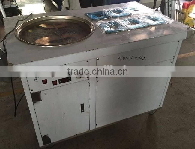 Easy operate 1 pan Fried ice cream machine for sale