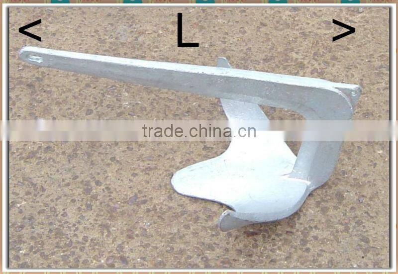 Marine Ship Bruce Anchor Design Stainless Steel 316 Material Bruce Anchors