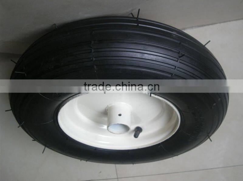 wheel barrow wheel with hub