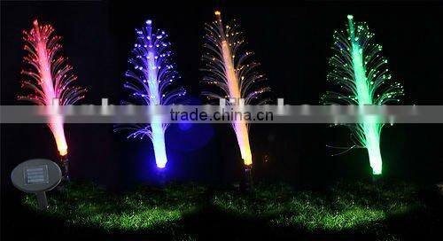 3.6 M set of 8 SOLAR powered string LED LIGHTS FIBRE fiber Tree OPTIC GARDEN