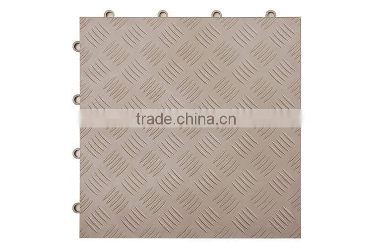PP copolymer DIY interlocking anti-slip Garage floor mat