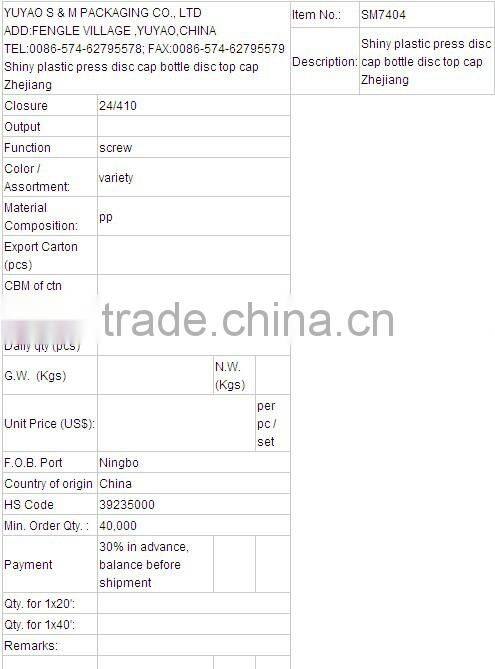 Classic dome shape push pull lid 28/410 closure bottle cap