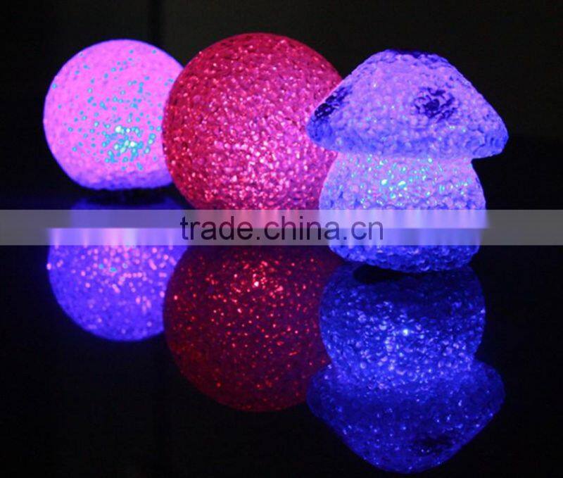 romantic dreamlike colorful crystal ball particle night light 8cm
