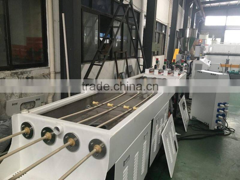 New Design CPVC UPVC four cavity electric conduit pipe making extrusion price four cavity pvc making production line