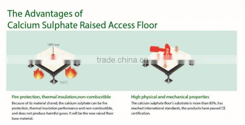 server room raised floor tiles calcium panel for intelligent building