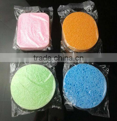 2015 Hotsale Round Face Cleaning Sponge Puff