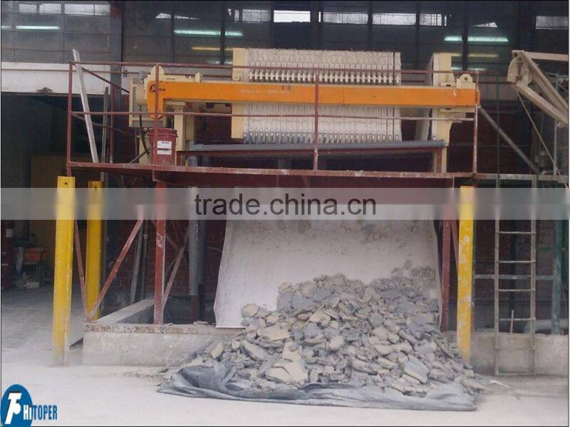 water quality treatment used hydraulic filter press