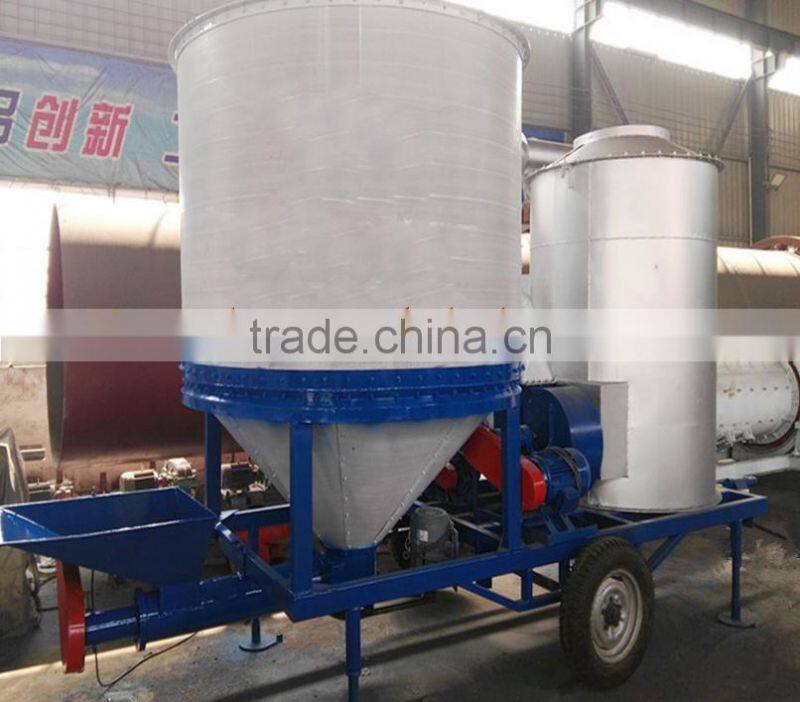 delicate stucture less grind low temperature circulating small grain dryer for sale